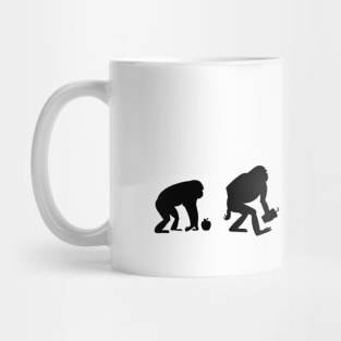 Human Evolution Wine Mug